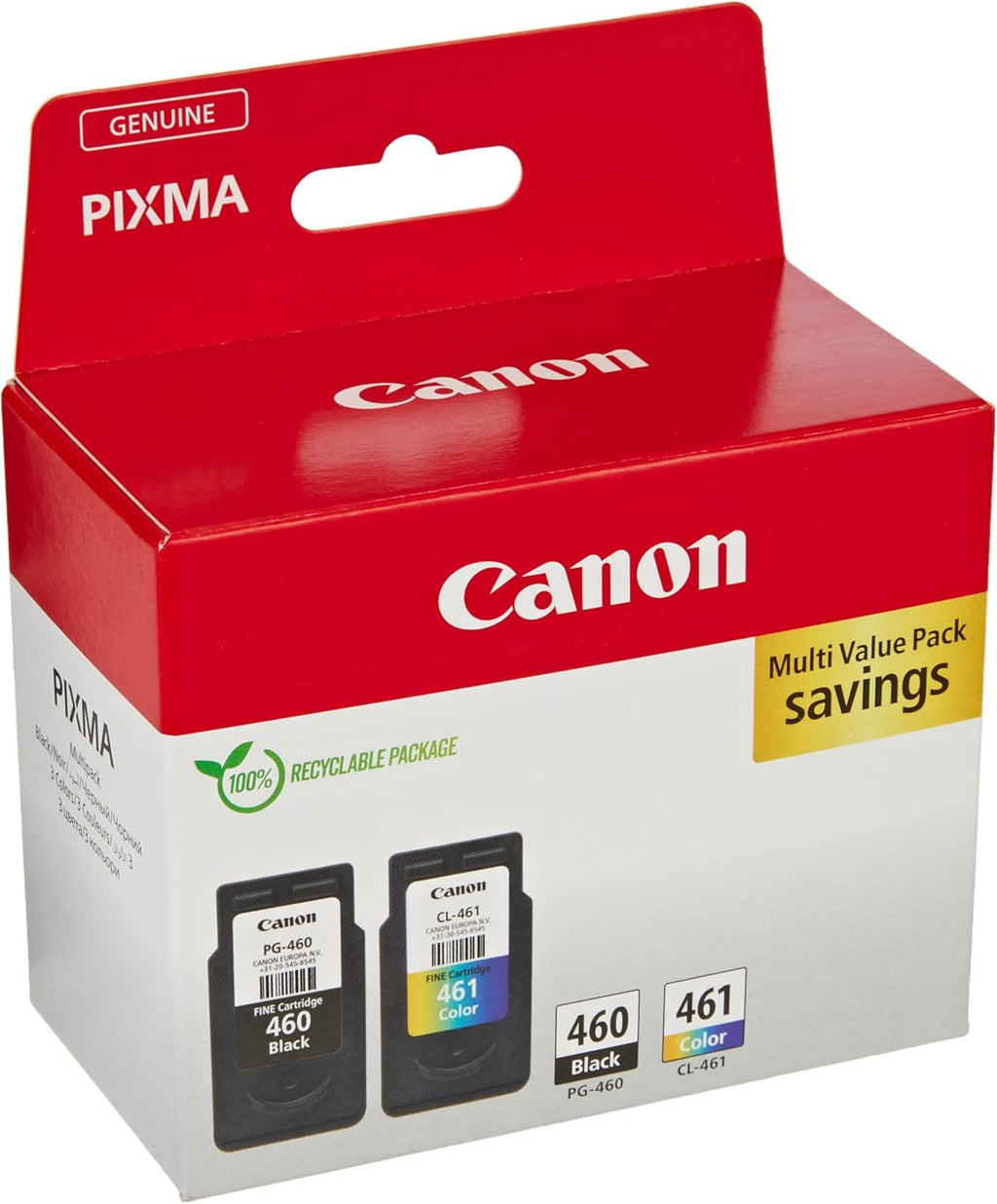 Canon 445/446 Ink Set (Black + Color)